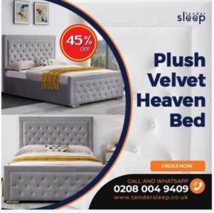 Plush Velvet Heaven Bed