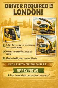 Driver Required in London