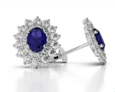 Blue Sapphire Earrings Online