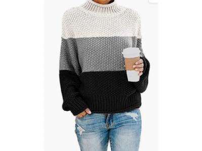 Knit Long Sleeve Pullover Sweater1015
