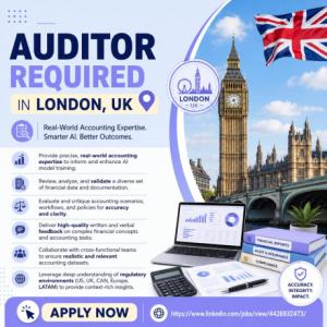 Auditor Required in London