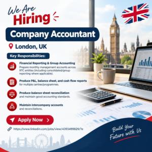 Company Accountant Required in London