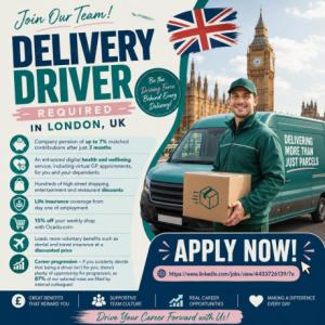 Delivery Driver Required in London