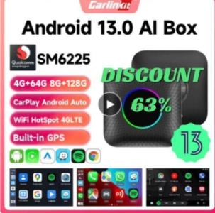 2024 CarlinKit CarPlay AI Box Android 13.0 SM6225