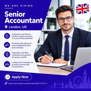 Senior Accountant Required in London