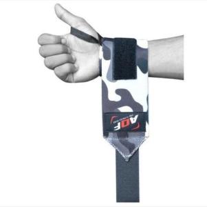 AQF Weight Lifting Wrist Wraps Bandage 13 Inch Camo