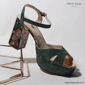 Stunning Green Wedding Shoes Collection by Freya Rose London