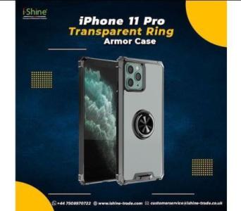 Buy Bulk iPhone 11 Pro Transparent Ring Armor Case In UK