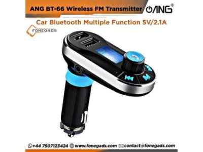 Buy Bulk ANG BT-66 Car Bluetooth FM Transmitter 5V/2.1A in UK
